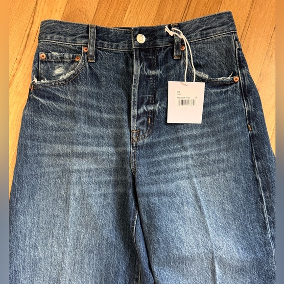 NWT Pistola Tate High Rise Bowed Leg Jean - Fulton Wash - Picture 8 of 10
